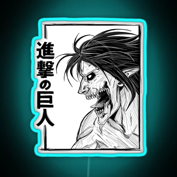 Attack Titan RGB Neon Sign
