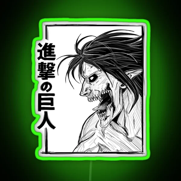 Attack Titan RGB Neon Sign