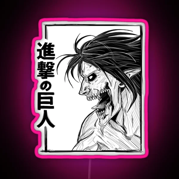 Attack Titan RGB Neon Sign