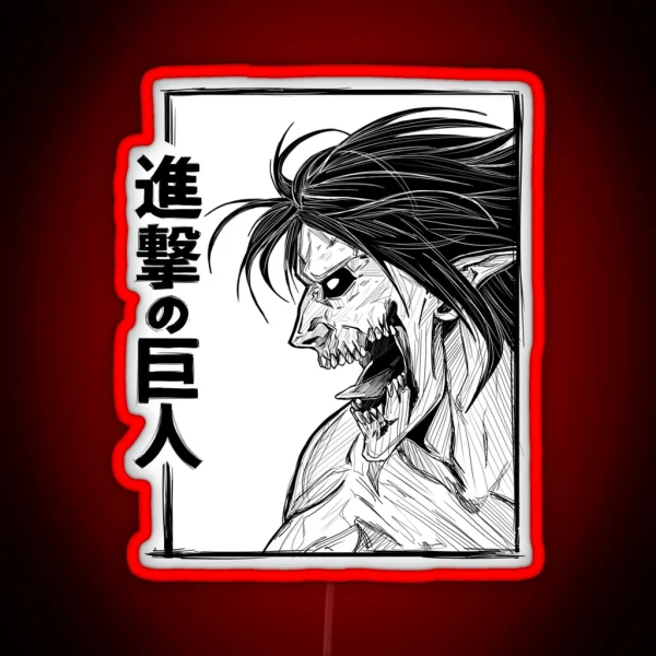Attack Titan RGB Neon Sign