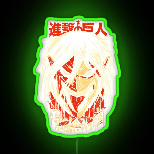 Attack Titan RGB Neon Sign