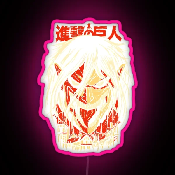 Attack Titan RGB Neon Sign