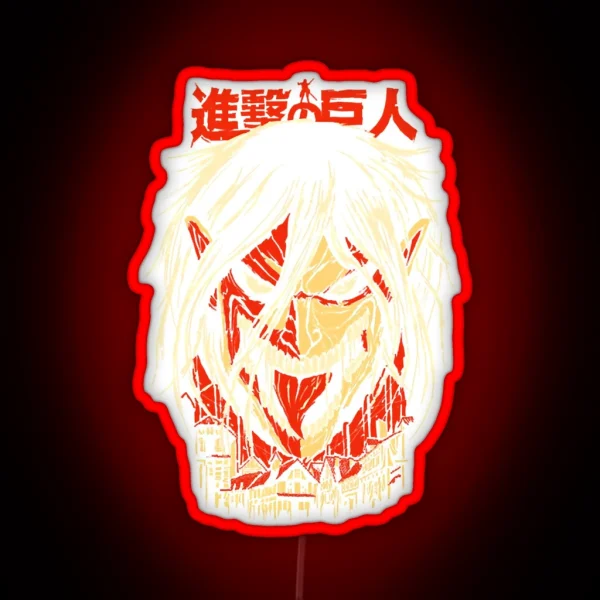 Attack Titan RGB Neon Sign