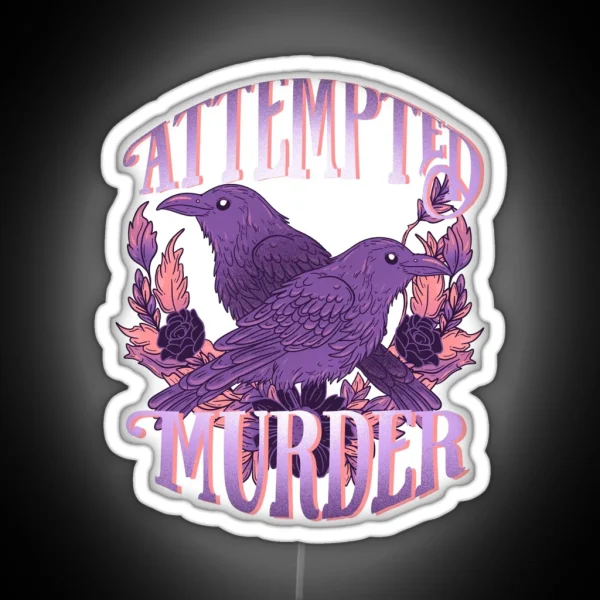 Attempted Murder RGB Neon Sign