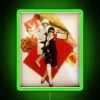 Attitude is everything neon LED wall art decorative statement piece.