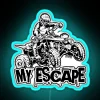 ATV Quad My Escape RGB Neon Sign - Image 3