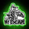 ATV Quad My Escape RGB Neon Sign - Image 4