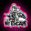 ATV Quad My Escape RGB Neon Sign - Image 6