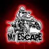 ATV Quad My Escape RGB Neon Sign - Image 2