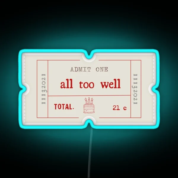 ATW Short Film Ticket RGB Neon Sign