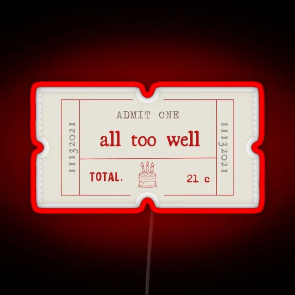 ATW Short Film Ticket RGB Neon Sign