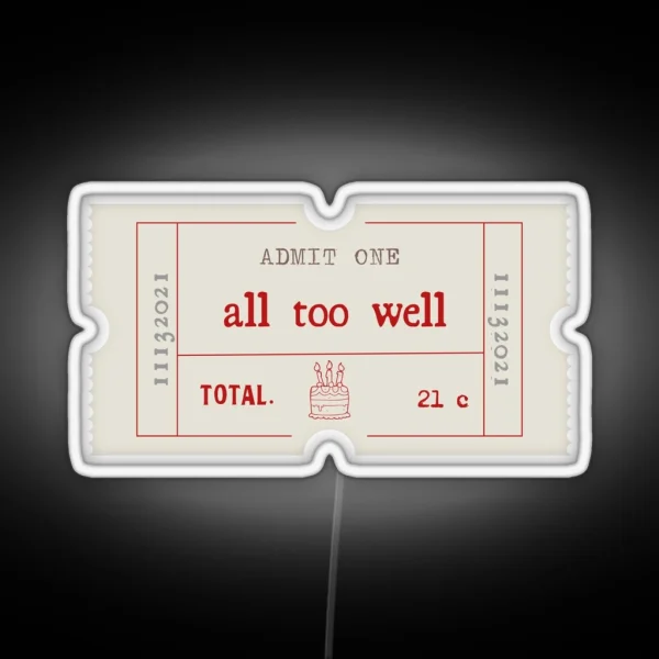 ATW Short Film Ticket RGB Neon Sign