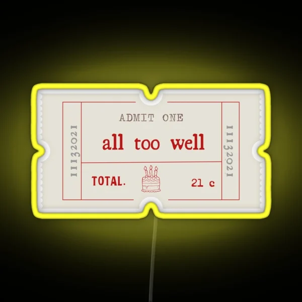 ATW Short Film Ticket RGB Neon Sign