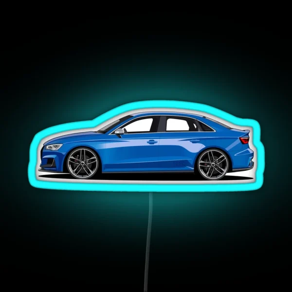 Audi A3 RGB Neon Sign