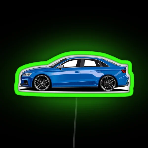 Audi A3 RGB Neon Sign