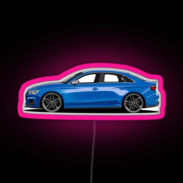 Audi A3 RGB Neon Sign