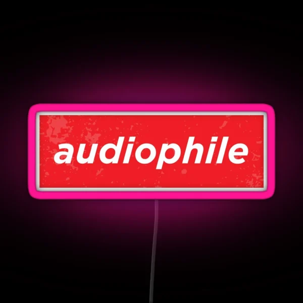 Audiophile RGB Neon Sign