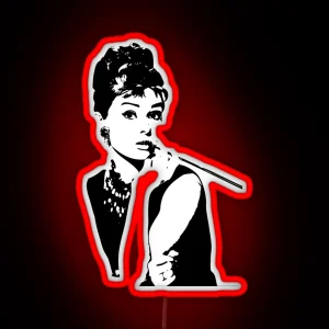 Audrey Hepburn An Icon RGB Neon Sign