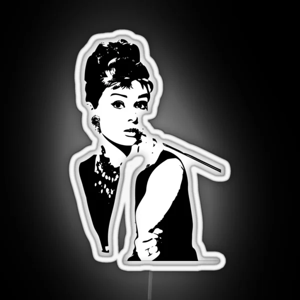 Audrey Hepburn An Icon RGB Neon Sign