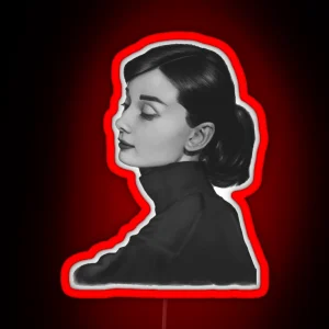 Audrey Hepburn RGB Neon Sign