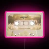 Dynamic RGB LED Sign with August Cassette Design and Neon Effect