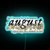 Vibrant Neon Wall Decor with Retro August Folklore Inspired Design