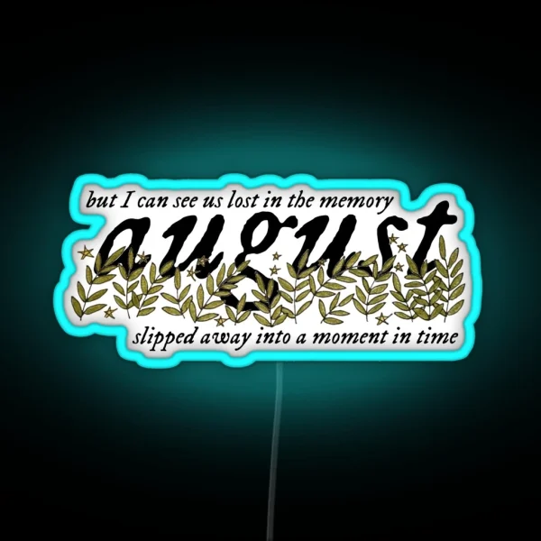 August Folklore Led RGB Neon Sign