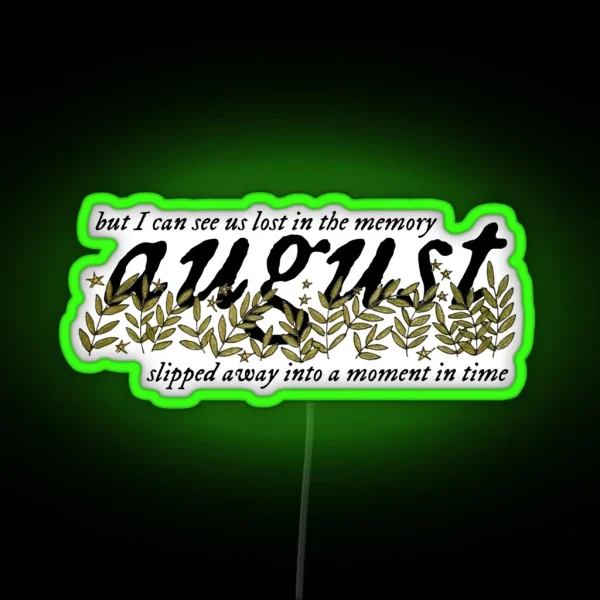 August Folklore Led RGB Neon Sign