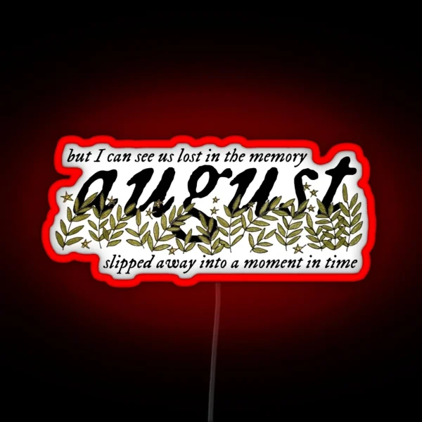 August Folklore Led RGB Neon Sign