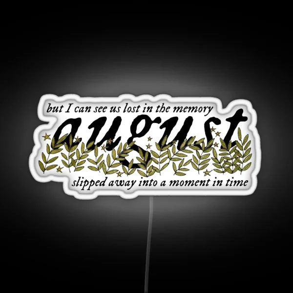 August Folklore Led RGB Neon Sign
