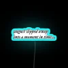 Vibrant August Month Neon Sign with Colorful RGB LED Lighting Accent