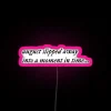 Vibrant August RGB Neon Sign with Color Changing LED Canvas Lighting