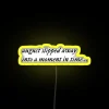Vibrant RGB Neon Sign with Customizable Letters and Designs August led