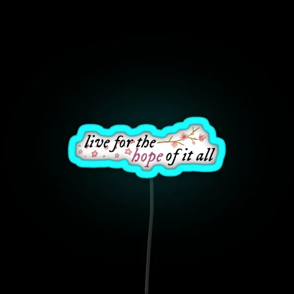 August RGB Neon Sign