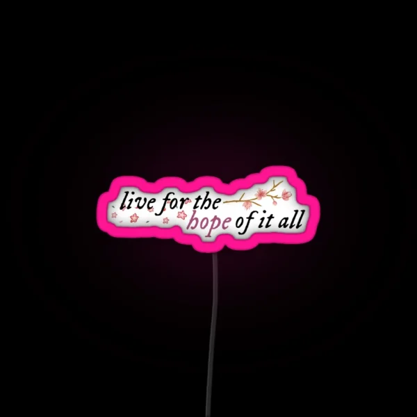 August RGB Neon Sign