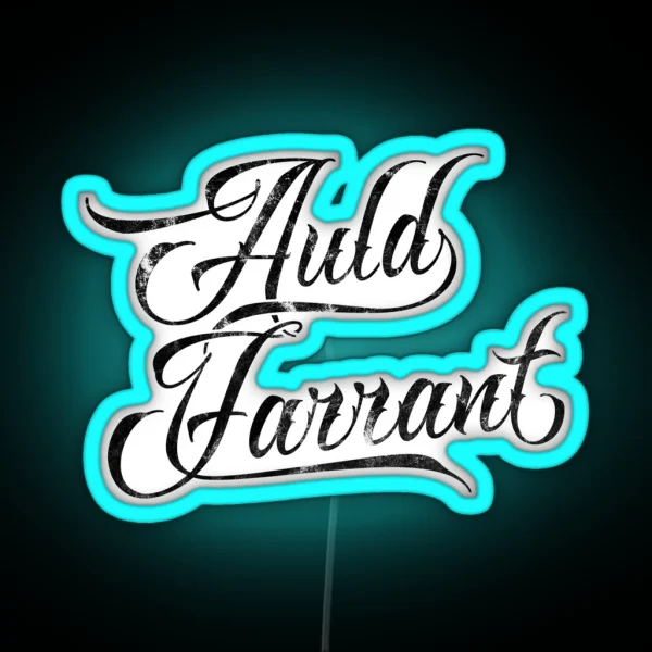 Auld Farrant Doric Dialect Scottish Dialect RGB Neon Sign