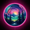 Aurora Bliss Unleashed Northern Lights RGB Neon Sign - Image 6