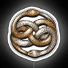 Ethereal AURYN-inspired neon art decor for fantasy literature enthusiasts