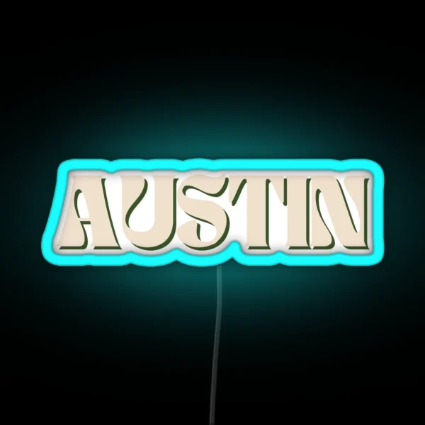 Austin Texas RGB Neon Sign