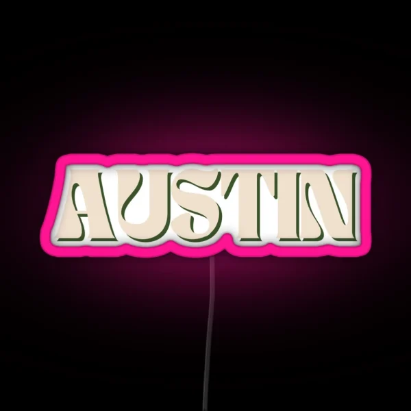 Austin Texas RGB Neon Sign