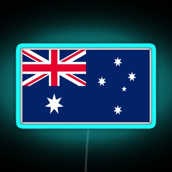 Australia Flag RGB Neon Sign
