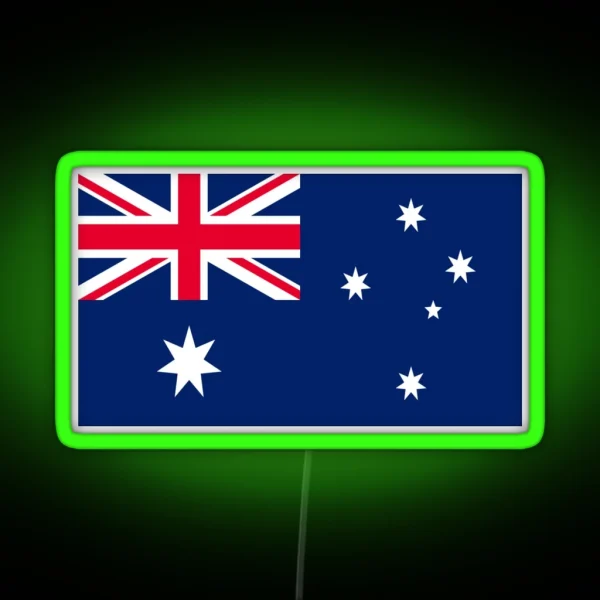 Australia Flag RGB Neon Sign