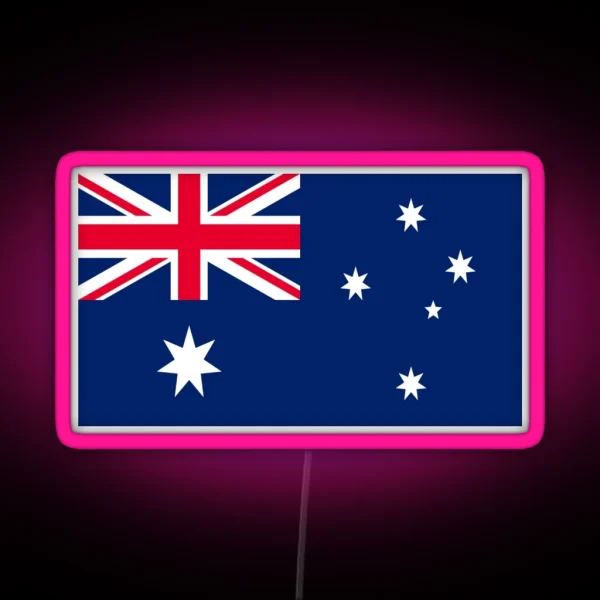 Australia Flag RGB Neon Sign