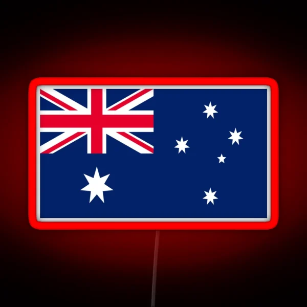 Australia Flag RGB Neon Sign