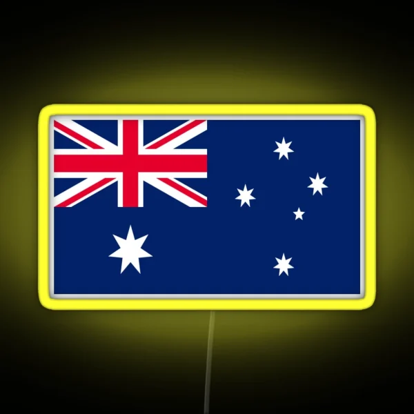 Australia Flag RGB Neon Sign