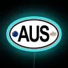 Australia Oval Country Code Decal RGB Neon Sign - Image 3