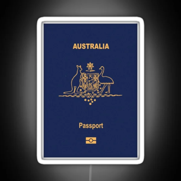 Australia Passport RGB Neon Sign