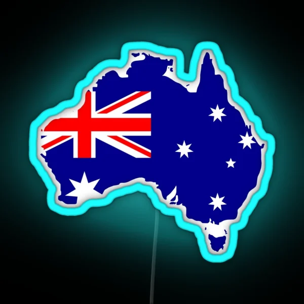 Australia RGB Neon Sign