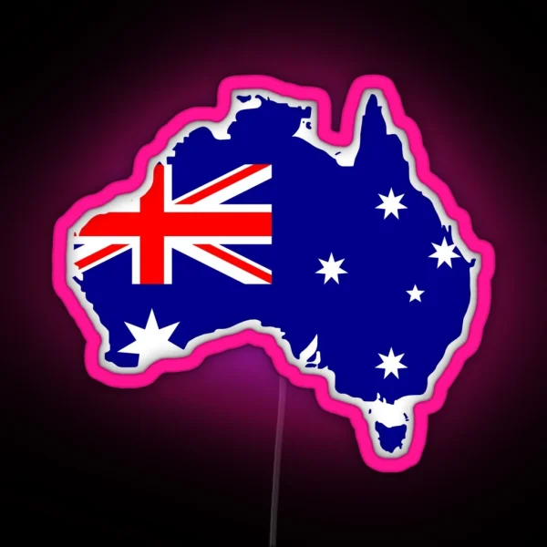 Australia RGB Neon Sign