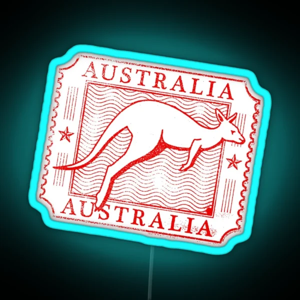 Australia Stamp RGB Neon Sign